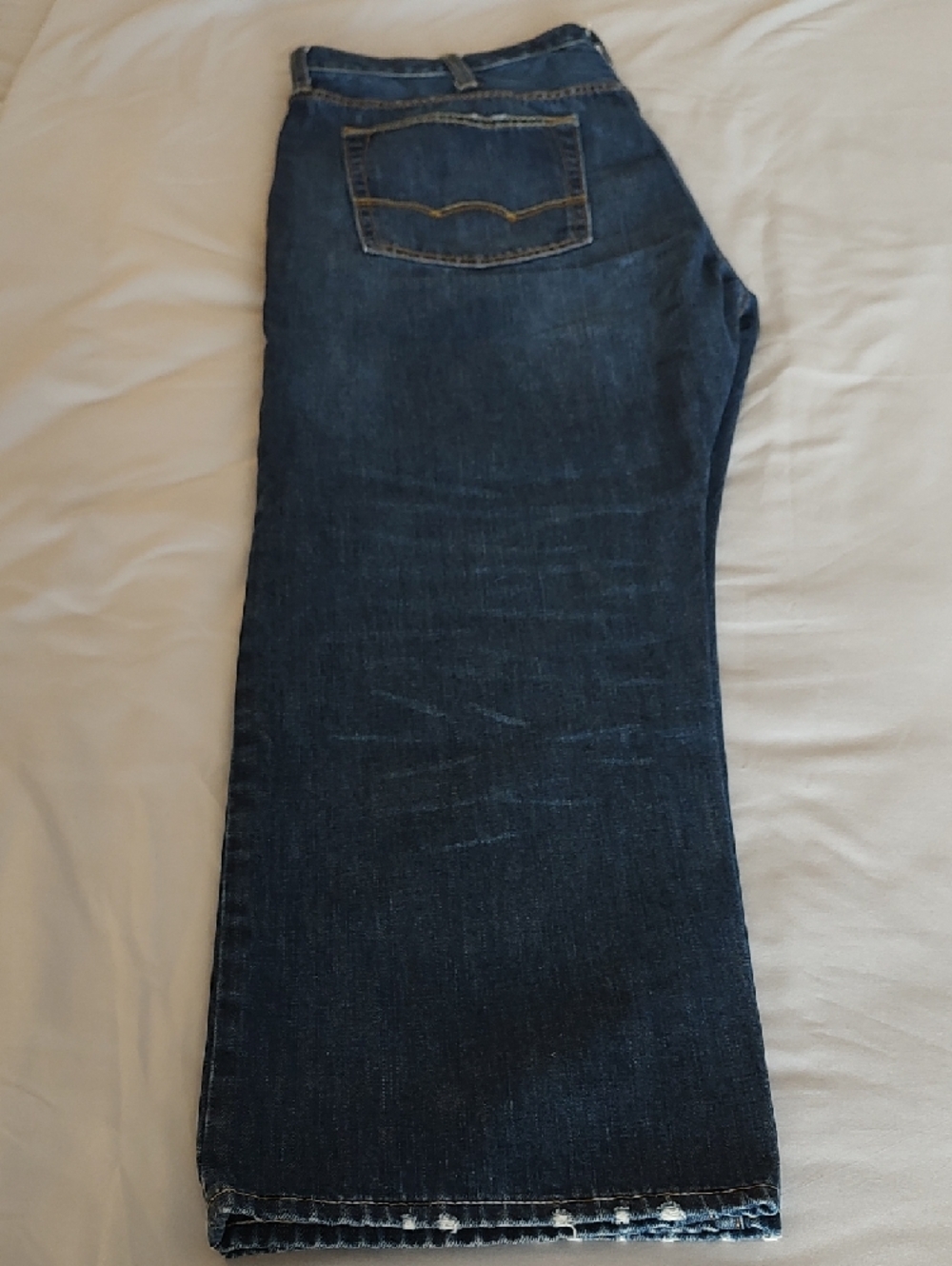 American Eagle Outfitters Men's Dark Blue Slim Straight Jeans - Picture 10 of 10